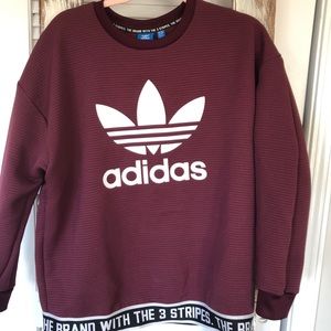 Adidas pullover graphic logo